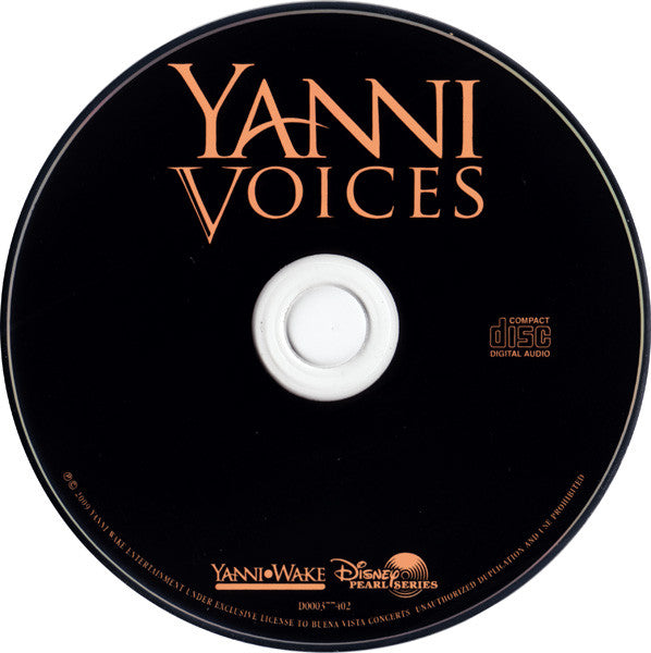 Yanni (2) : Voices (CD, Album + DVD-V, NTSC)
