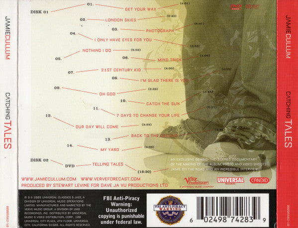 Jamie Cullum : Catching Tales (CD, Album, Dig + DVD-V, Dol)