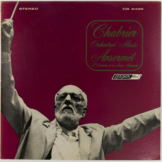 Chabrier*, Ansermet*, L'Orchestre De La Suisse Romande : Orchestral Music  (LP, Album)