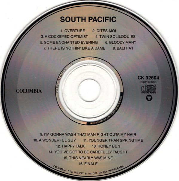 Mary Martin, Ezio Pinza With Original Broadway Cast* : South Pacific (CD, Album, RE)