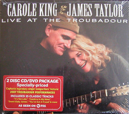 Carole King & James Taylor (2) : Live At The Troubadour (CD, Album + DVD-V)
