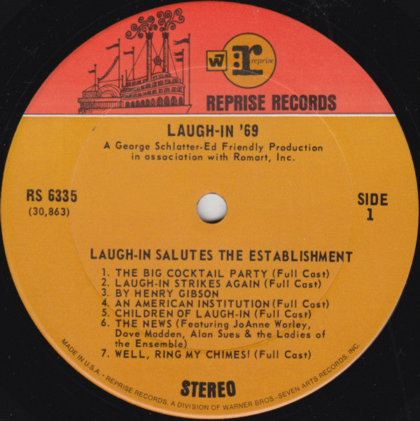 Original Cast* : Laugh-In '69 - Original Cast Album (LP, Album, Ter)