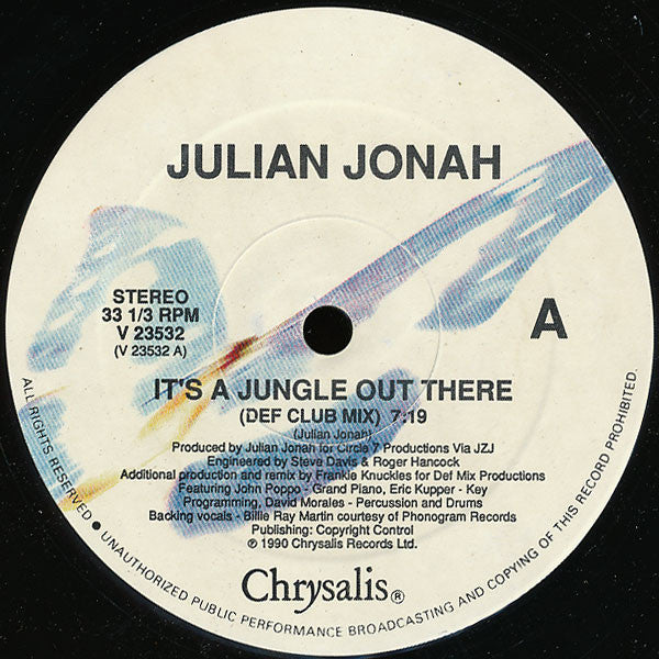 Julian Jonah : It's A Jungle Out There (12")
