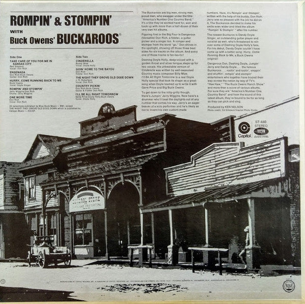 The Buckaroos : Rompin' & Stompin' (LP, Album, Win)