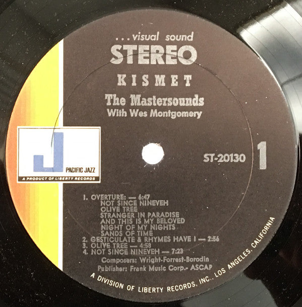 The Mastersounds With Wes Montgomery : Kismet (LP, Album, RE)