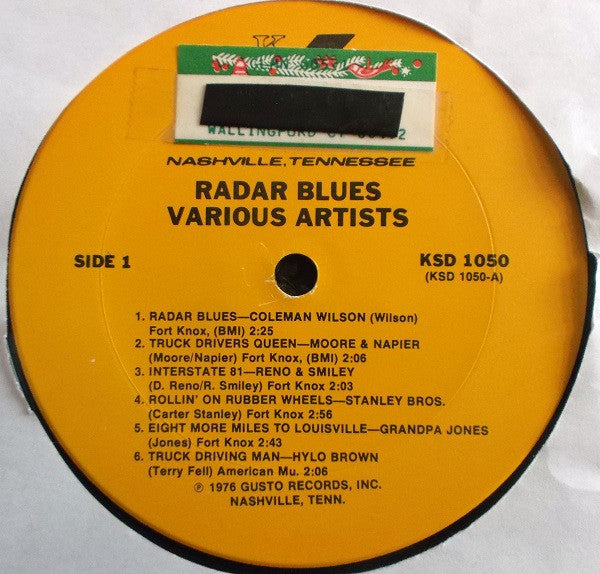 Various : Radar Blues (LP, Comp)