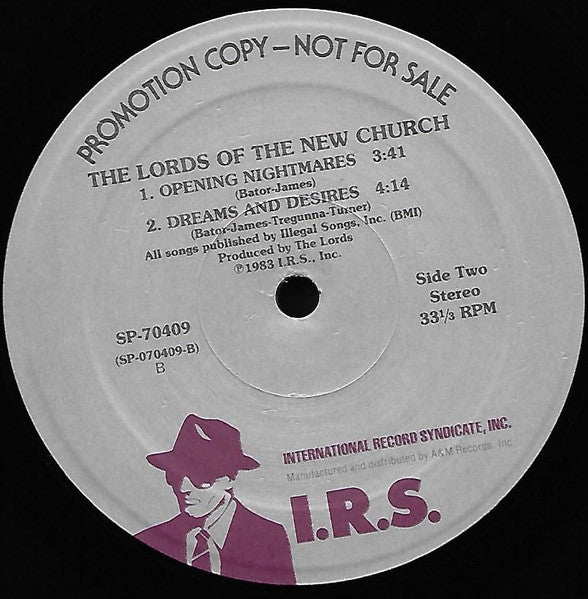 The Lords Of The New Church* : Live For Today (12", Promo)