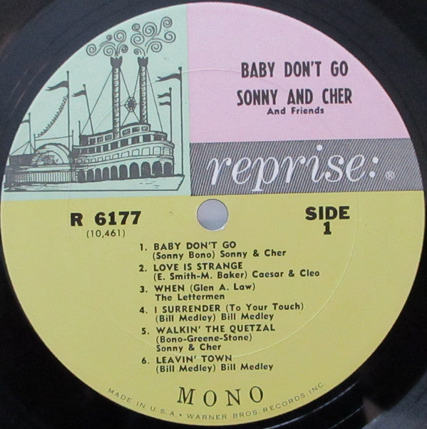 Sonny And Cher And Friends* : Baby Don't Go (LP, Comp, Mono)