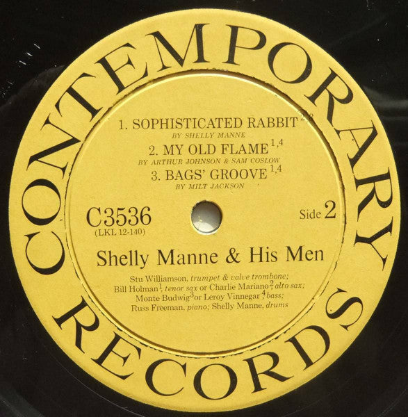 Shelly Manne & His Men : Vol. 6:  "Concerto For Clarinet & Combo," Etc. (LP, Album, Mono)