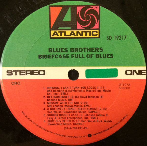 Blues Brothers* : Briefcase Full Of Blues (LP, Album, Club)