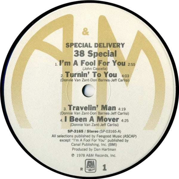 38 Special (2) : Special Delivery (LP, Album, RE)
