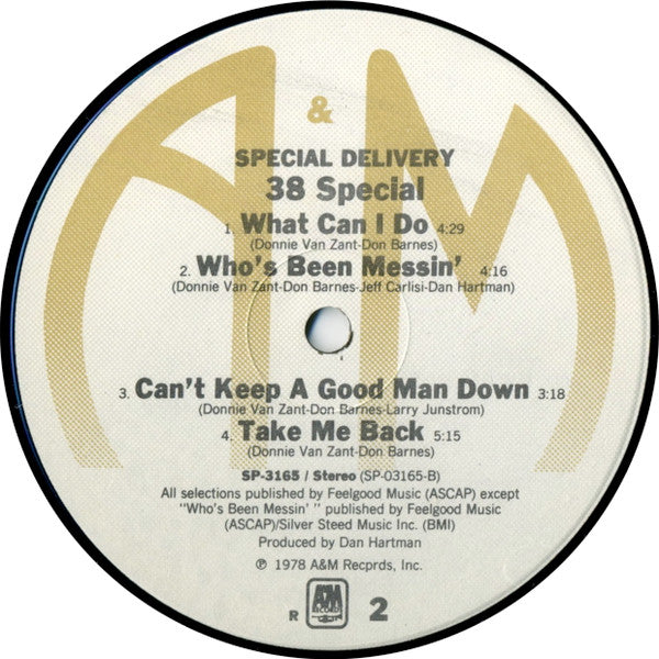 38 Special (2) : Special Delivery (LP, Album, RE)