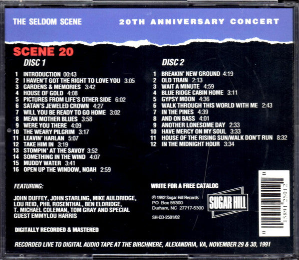 The Seldom Scene : Scene 20 (20th Anniversary Concert) (2xCD, Album)