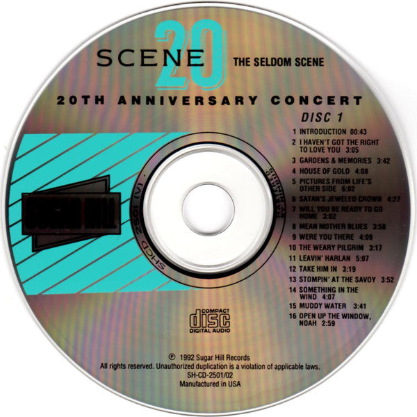 The Seldom Scene : Scene 20 (20th Anniversary Concert) (2xCD, Album)
