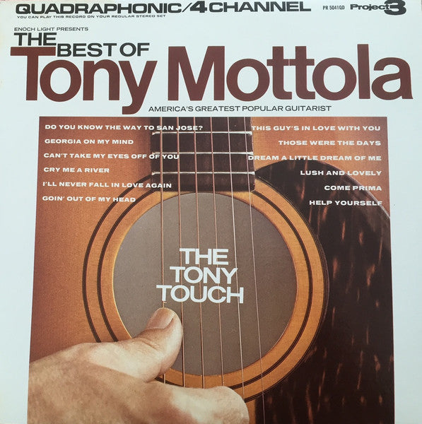 Tony Mottola : The Tony Touch (The Best Of Tony Mottola) (LP, Comp, Quad, RE, Gat)