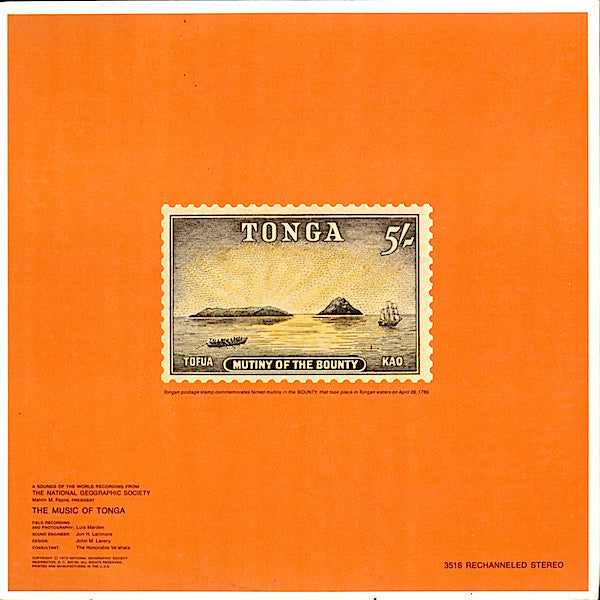 Various : The Music Of Tonga (LP, Album, Gat)