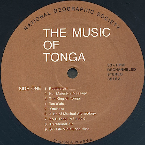 Various : The Music Of Tonga (LP, Album, Gat)