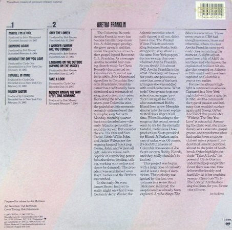 Aretha Franklin : Aretha Sings The Blues (LP, Comp)