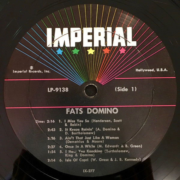 Fats Domino : I Miss You So (LP, Album, Mono)