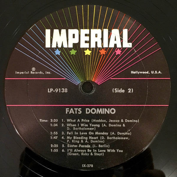Fats Domino : I Miss You So (LP, Album, Mono)