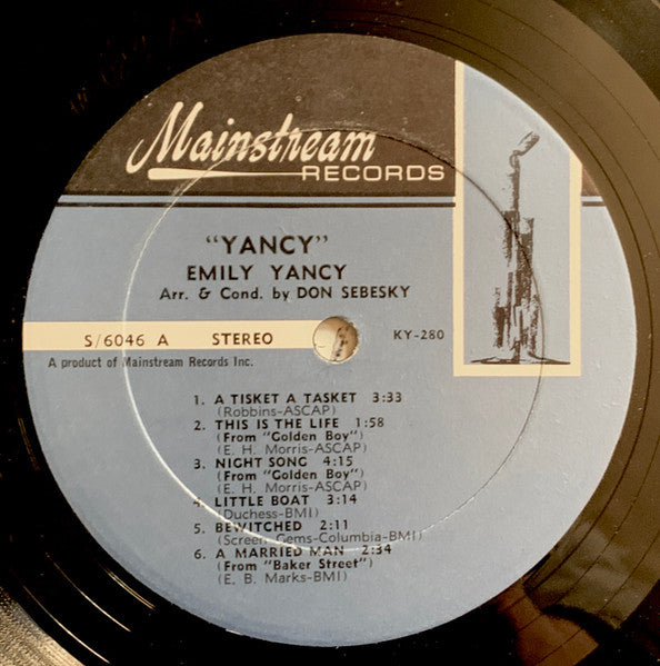 Emily Yancy : Yancy (LP, Album)