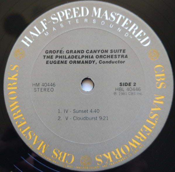 Grofé*, Eugene Ormandy, Philadelphia Orchestra* : Grand Canyon Suite (LP, Album, RE, Hal)