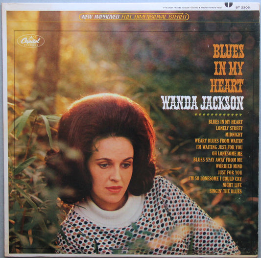Wanda Jackson : Blues In My Heart (LP, Album, Scr)