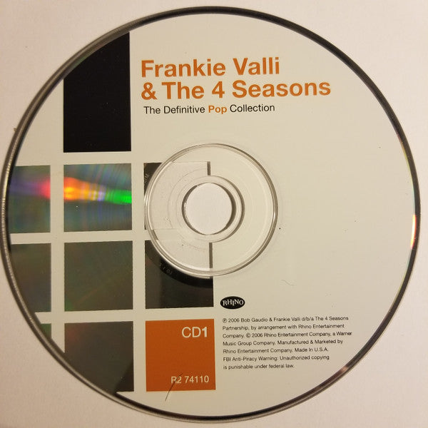 Frankie Valli & The 4 Seasons* : The Definitive Pop Collection (2xCD, Comp, RM)