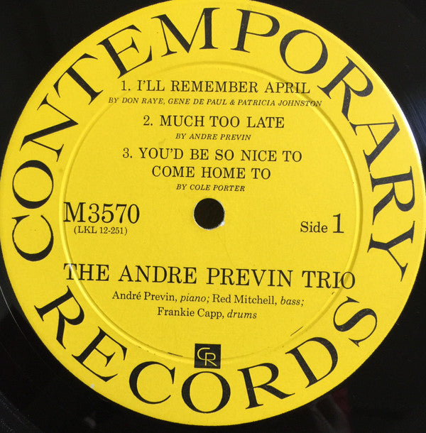 André Previn's Trio Jazz* : King Size! (LP, Album, Mono)