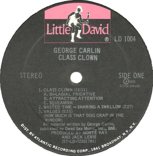 George Carlin : Class Clown (LP, Album, RI,)