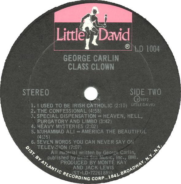 George Carlin : Class Clown (LP, Album, RI,)