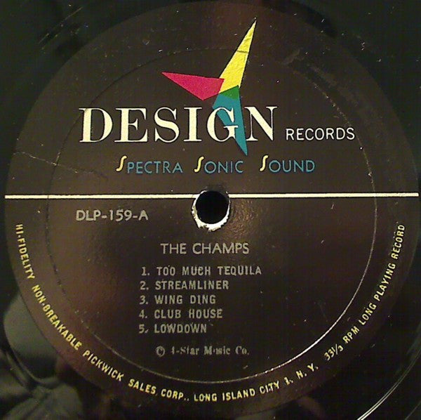 The Champs  /  The Fabulous Cyclones : Spotlight On The Champs & The Fabulous Cyclones (LP, Mono)