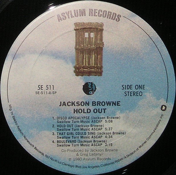 Jackson Browne : Hold Out (LP, Album, SP,)