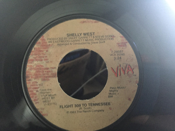 Shelly West : Flight 309 To Tennessee / Sexy Ways (7", Single, Win)