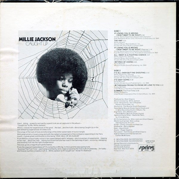Millie Jackson : Caught Up (LP, Album, All)