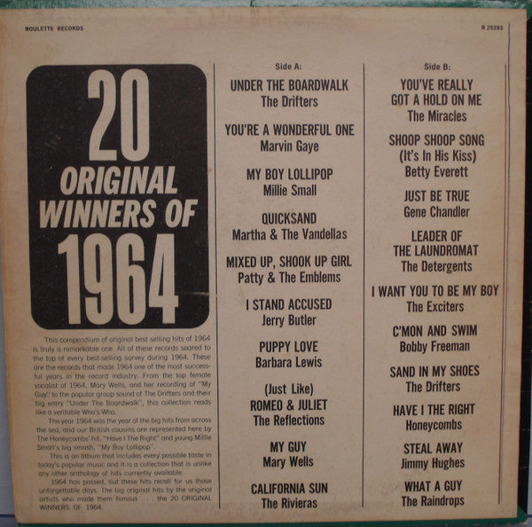 Various : 20 Original Winners Of 1964 (LP, Comp, Mono)