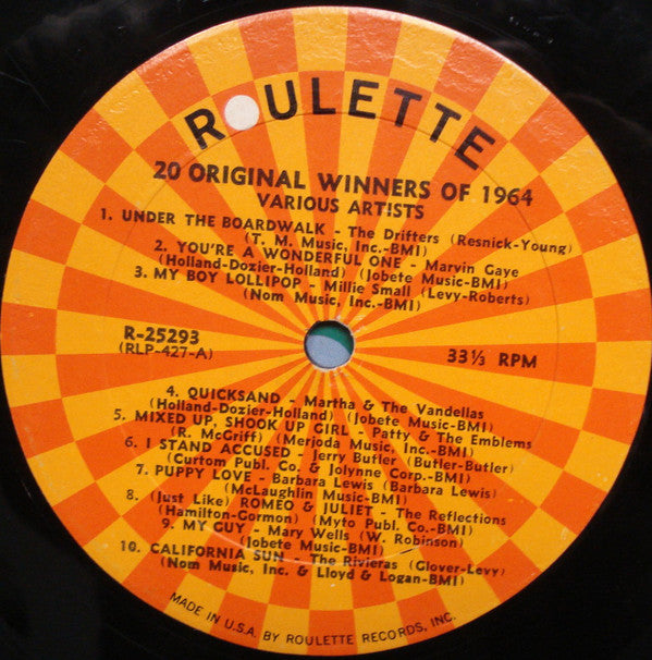 Various : 20 Original Winners Of 1964 (LP, Comp, Mono)