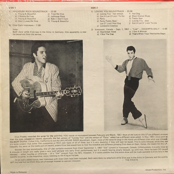 Elvis Presley : Got A Lot O' Livin' To Do (LP, Comp, Mono, Unofficial)