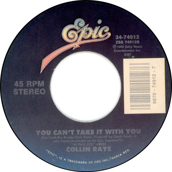 Collin Raye : Somebody Else's Moon (7", Single)