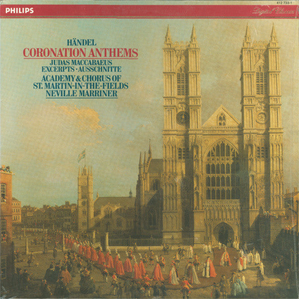Händel* / Academy* & Chorus Of St. Martin-In-The-Fields*, Neville Marriner* : Coronation Anthems (LP, Album)