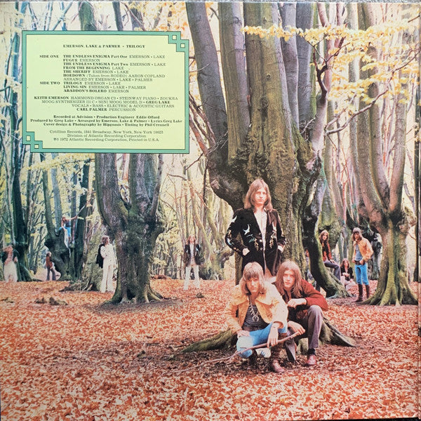 Emerson, Lake & Palmer : Trilogy (LP, Album, RI )