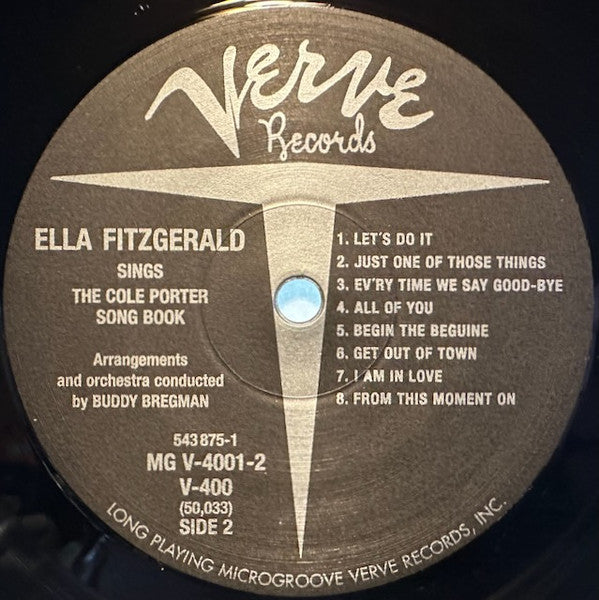 Ella Fitzgerald : Ella Fitzgerald Sings The Cole Porter Songbook (2xLP, Album, Mono, RE, Gat)