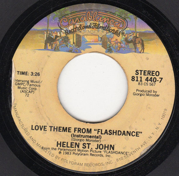 Irene Cara : Flashdance ... What A Feeling (7", Single, Styrene, 72 )