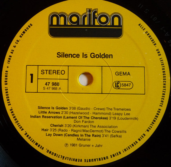 Various : Silence Is Golden (LP, Comp)