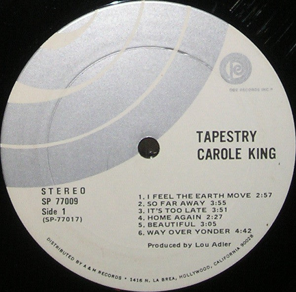 Carole King : Tapestry (LP, Album, SX\)