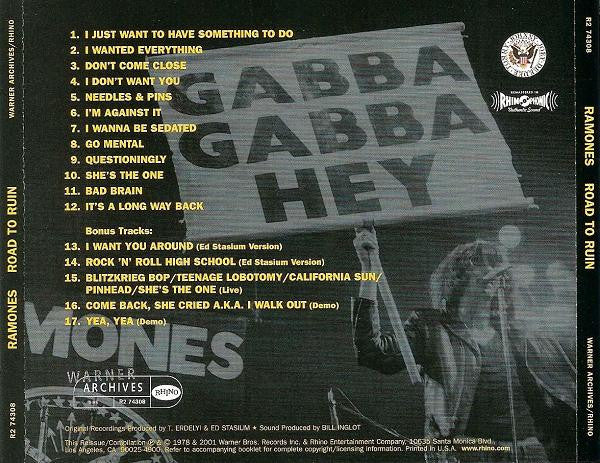 Ramones : Road To Ruin (CD, Album, RE, RM, RP)