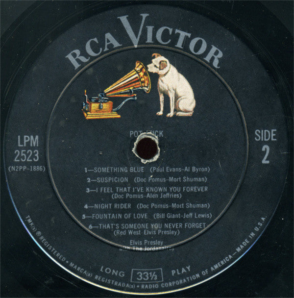 Elvis Presley : Pot Luck (LP, Album, Mono, Ind)