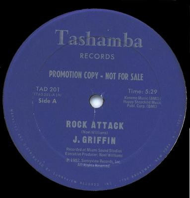 J. Griffin : Rock Attack (12", Promo)