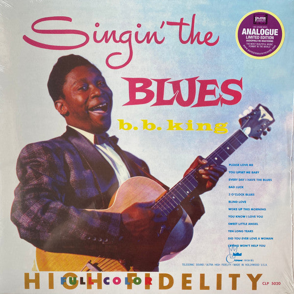 B.B. King : Singin' The Blues (LP, Comp, Mono, Ltd, RE, RM, 180)