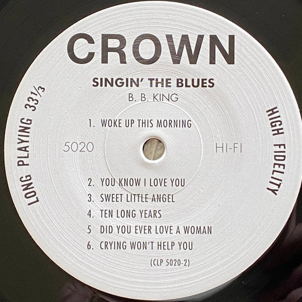 B.B. King : Singin' The Blues (LP, Comp, Mono, Ltd, RE, RM, 180)